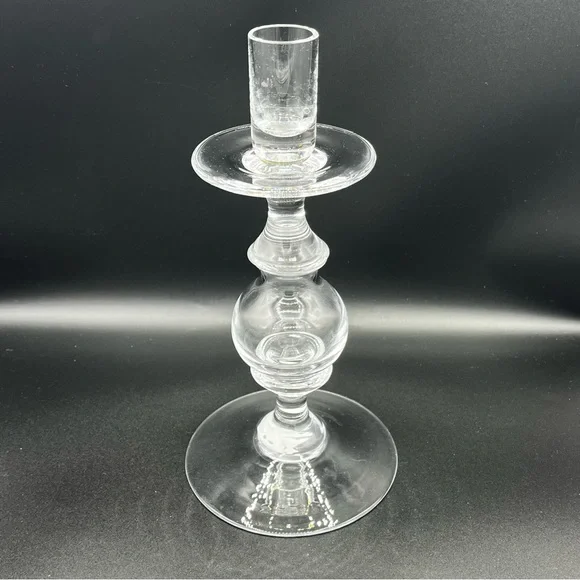 Crate & Barrel Anya Glass Candle Holder - Picture 4 of 9